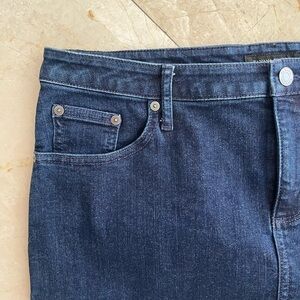 Banana Republic Indigo Denim Jean skirt Size 12, stretch